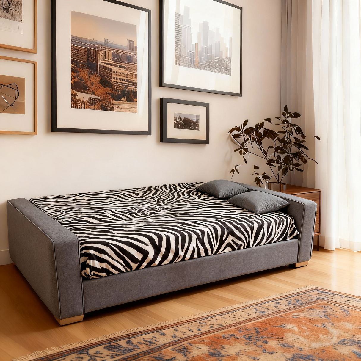 برازيل - كنبة سرير ثلاث مقاعد