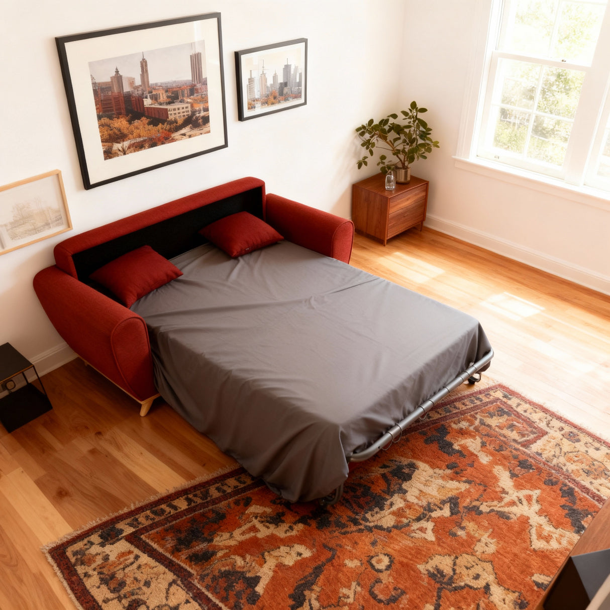 بازل - كنبة سرير ثلاث مقاعد