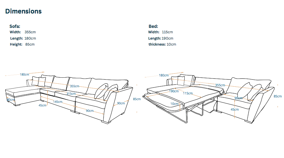 ليون- ركنه سرير شكل حرف L