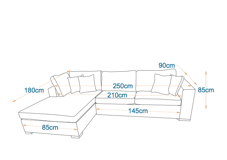 روزيس- ركنه سرير شكل حرف L