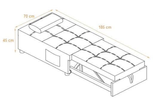 بوف سرير كندا