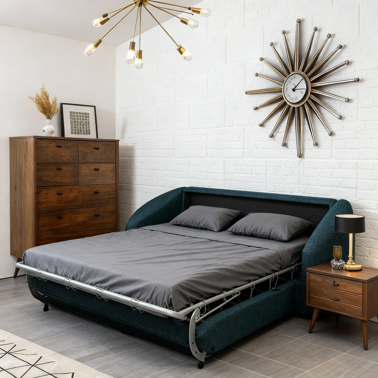 دولفين - كنبة سرير ثلاث مقاعد