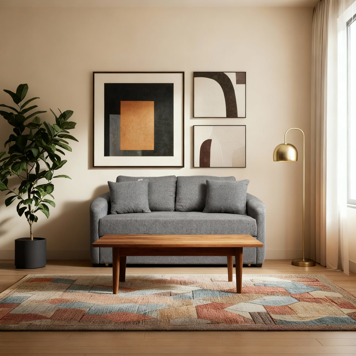 دولفين-كنبه سرير بمقعدين