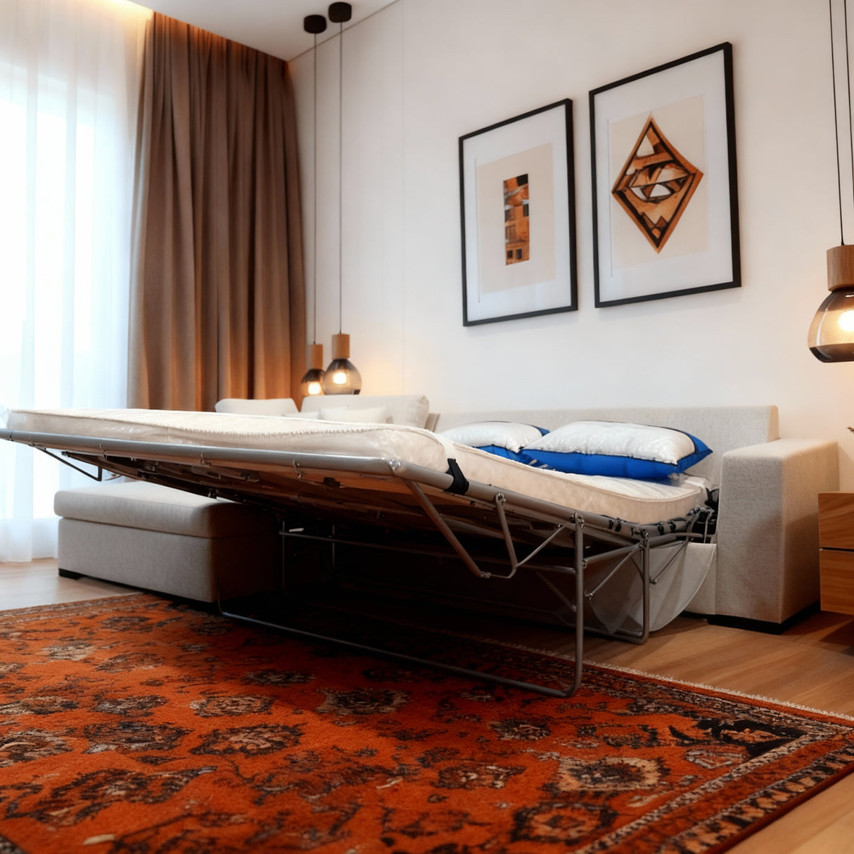 روزيس- ركنه سرير شكل حرف L