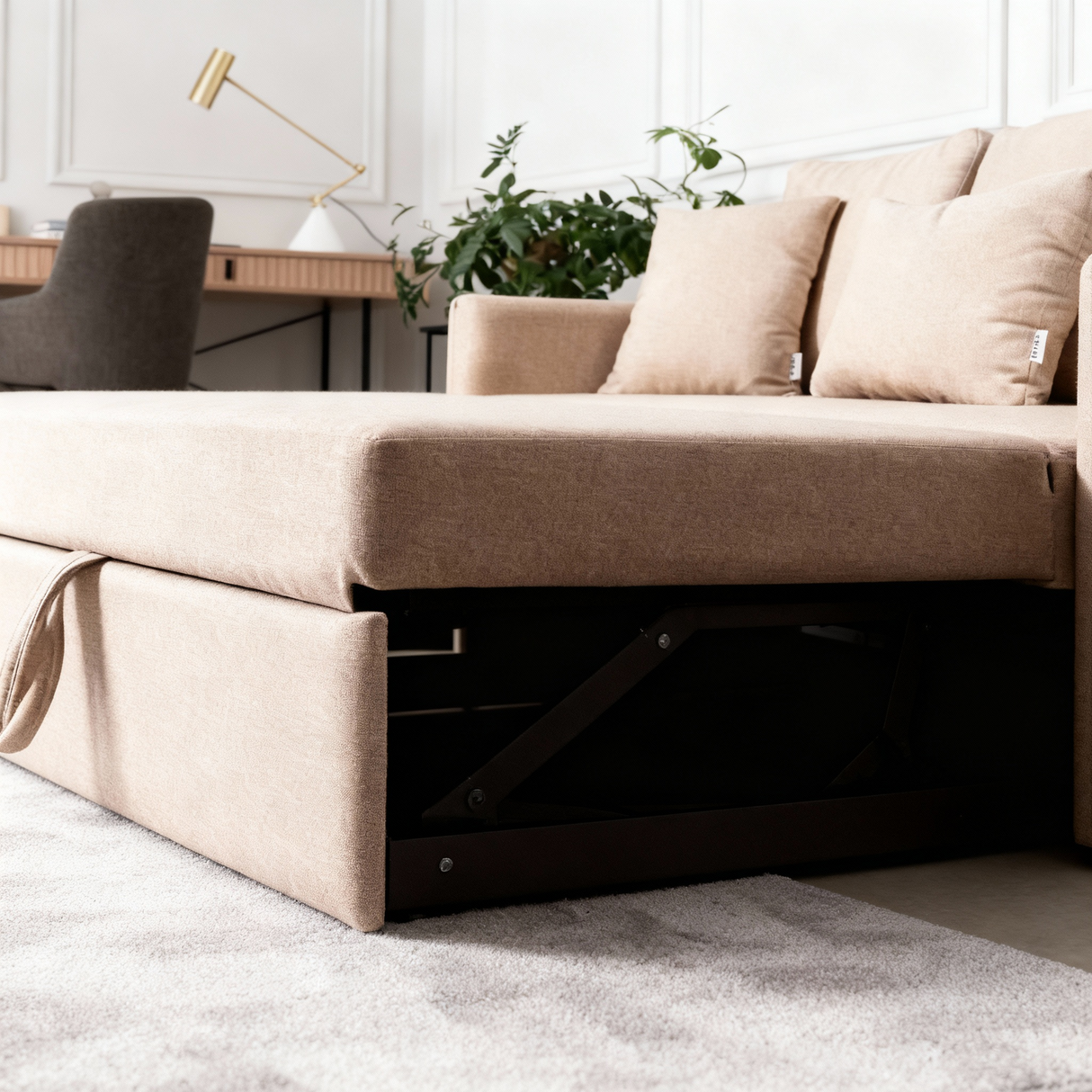 بولو - كنبة سرير ثلاث مقاعد