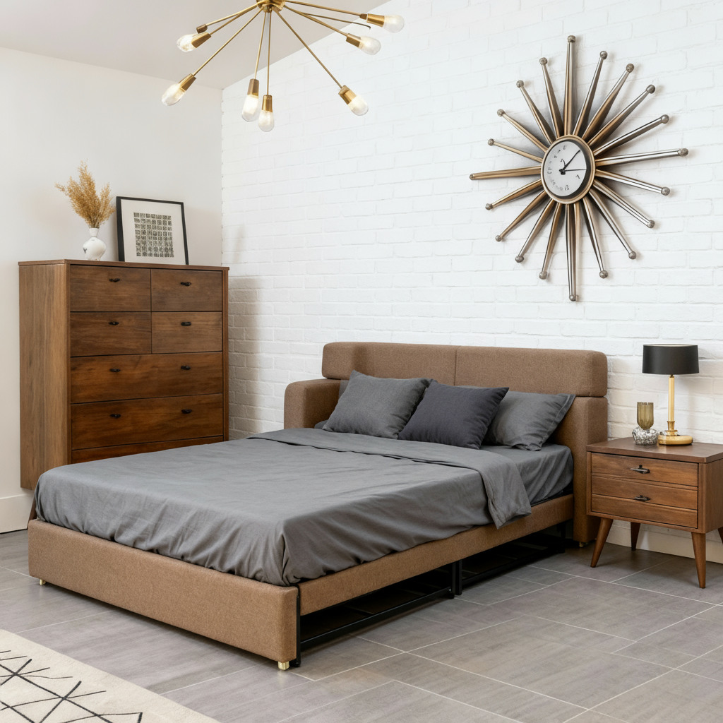 مون - كنبة سرير ثلاث مقاعد