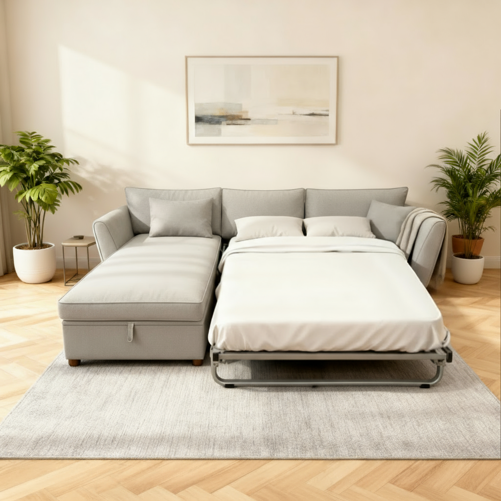 لاميجو- ركنه سرير شكل حرف L