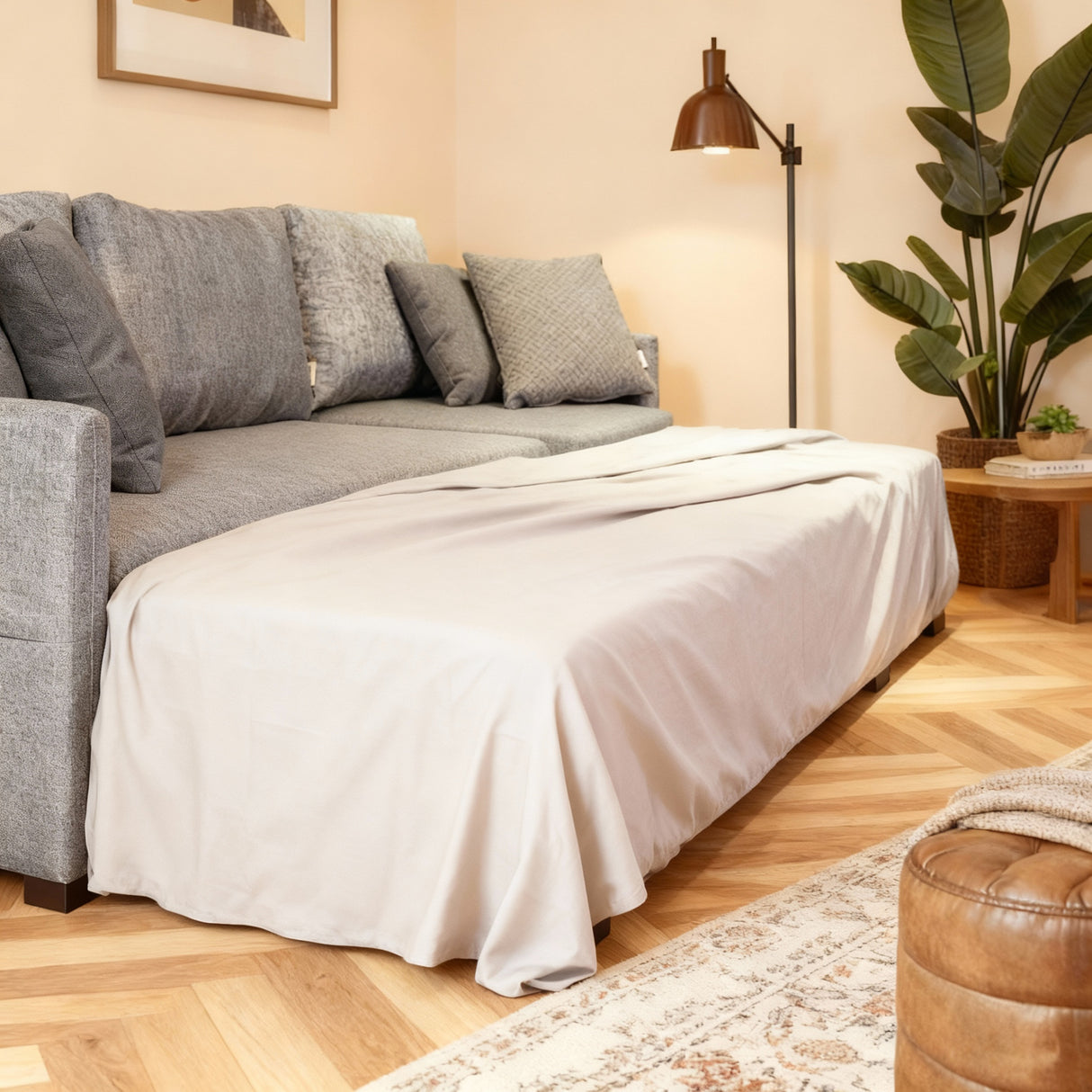 بيللا- ركنه سرير شكل حرف L