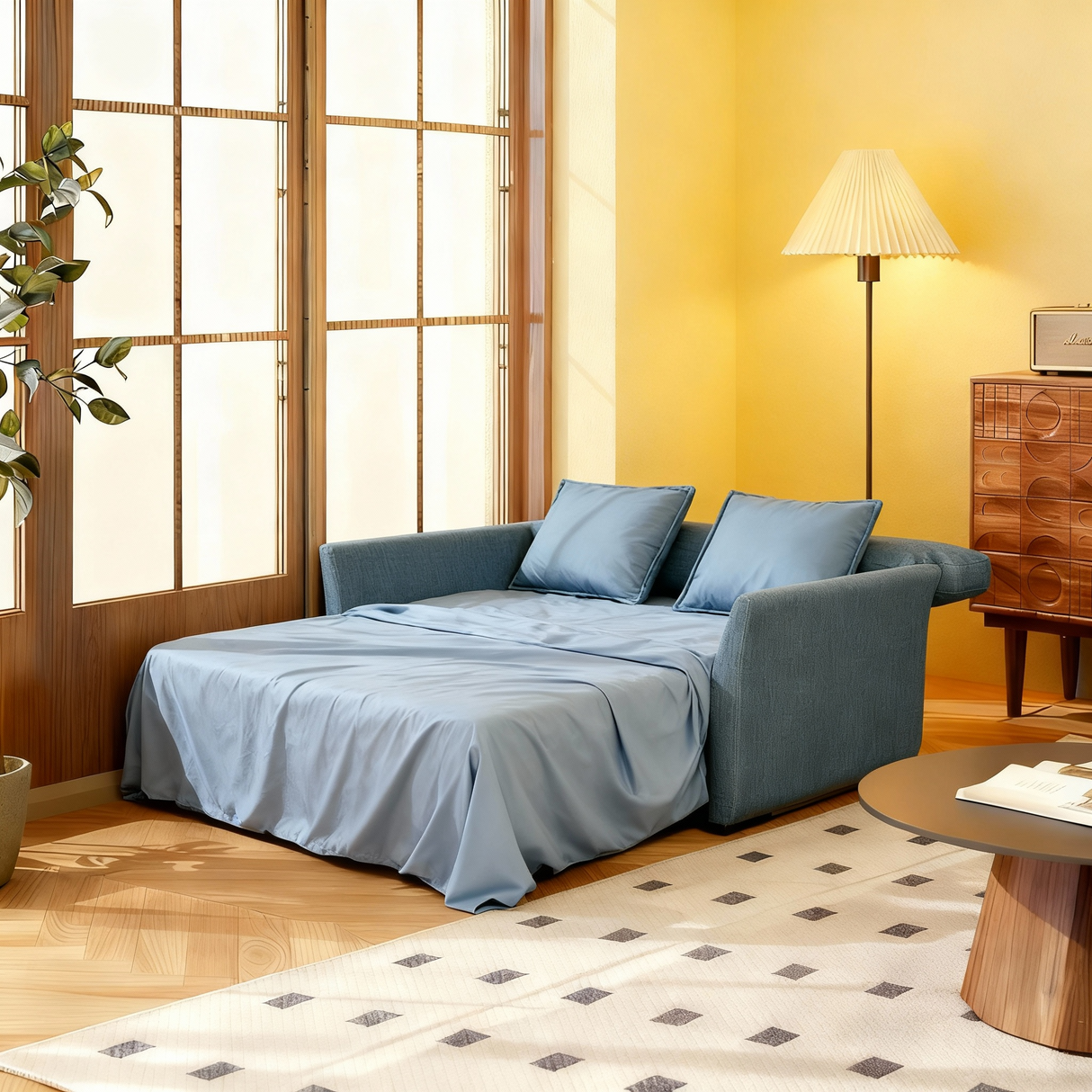 ريكو-كنبه سرير بمقعدين