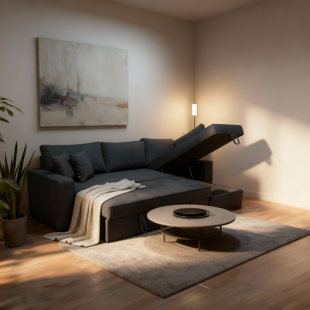 فينيس- ركنه سرير شكل حرف L