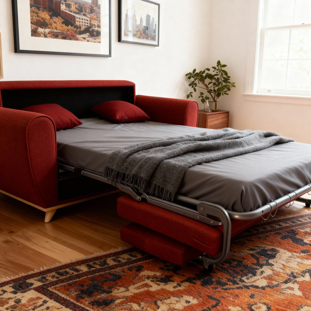 بازل - كنبة سرير ثلاث مقاعد