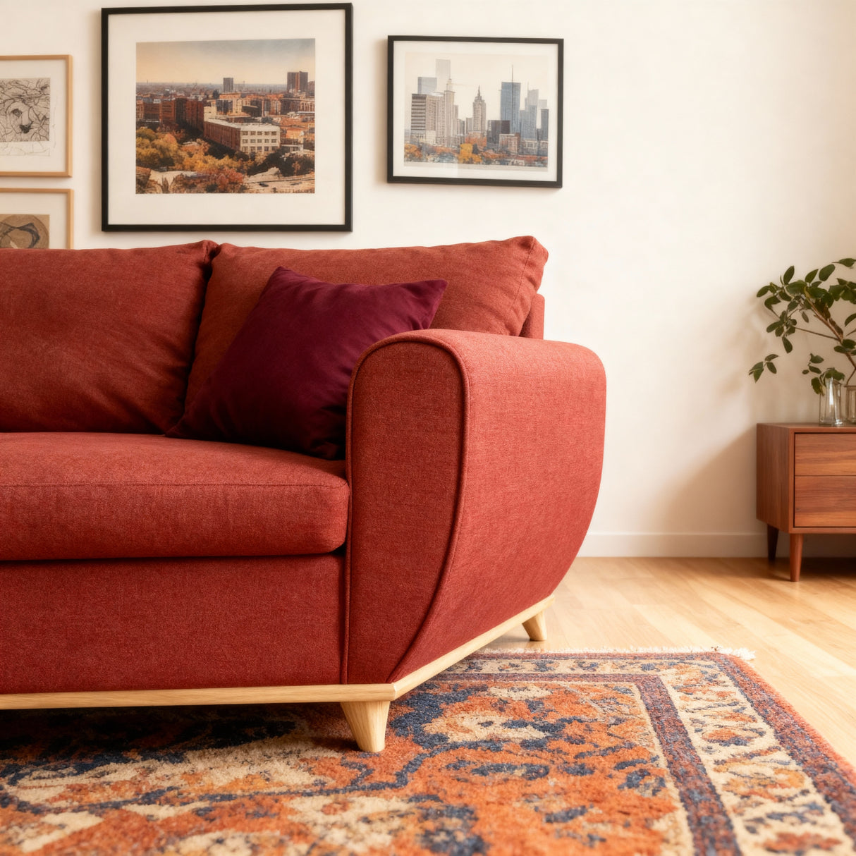 بازل - كنبة سرير ثلاث مقاعد