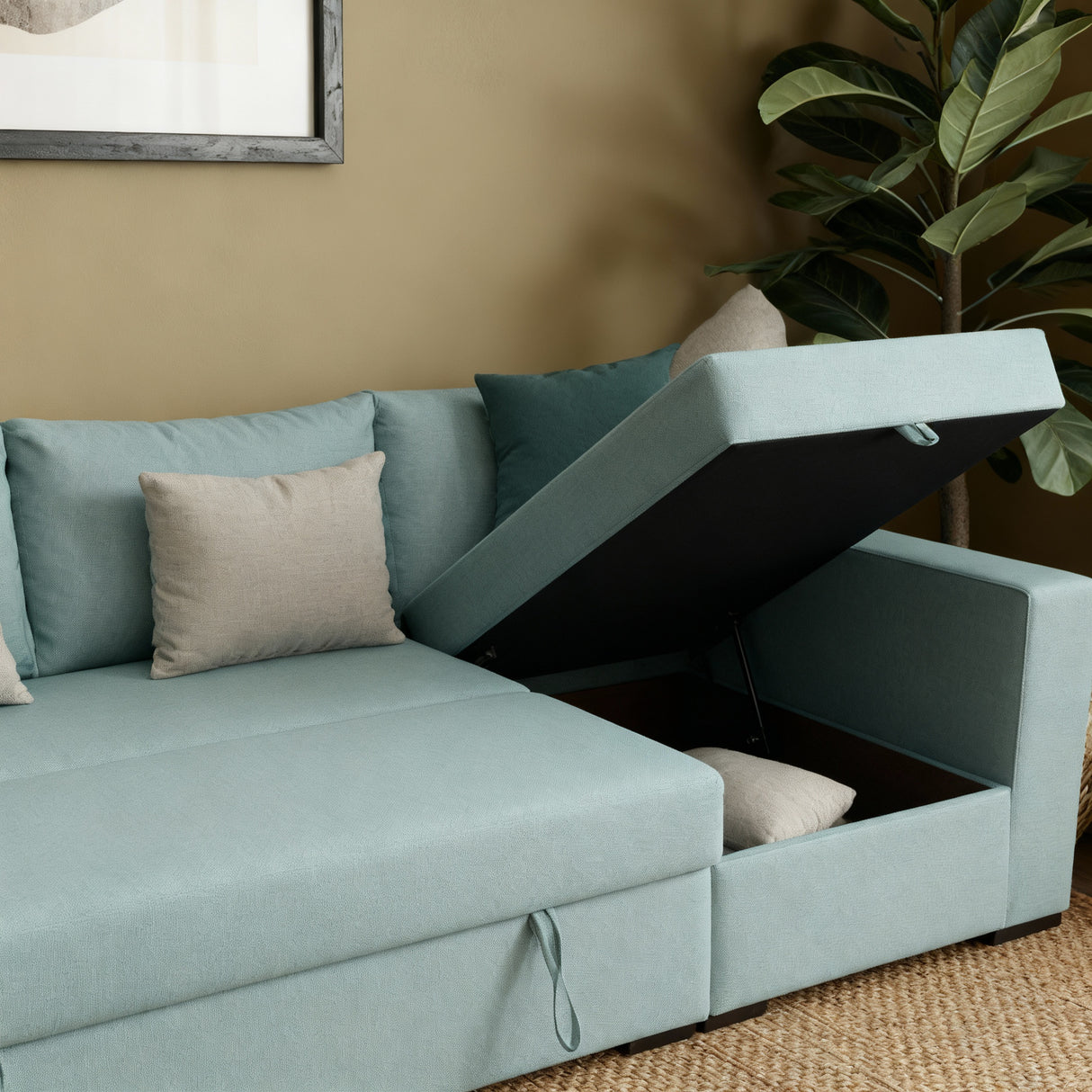 باري- ركنه سرير شكل حرف U