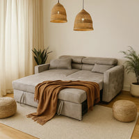 كنبه سرير ٢ مقعد