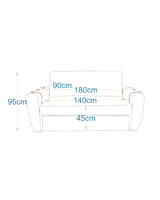 فيرونا-كنبه سرير بمقعدين