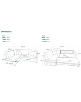 أوسلو- ركنه سرير شكل حرف L