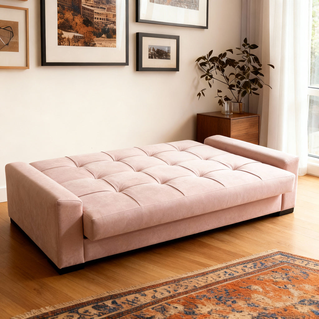 Dubai | 3-Seater Clic-Clac Sofa Bed | 3-Position Turkish Mechanism
