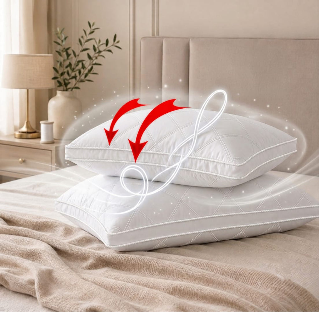 Hilton I Ultra-Soft Microfiber Hotel Pillow ( One Pillow )