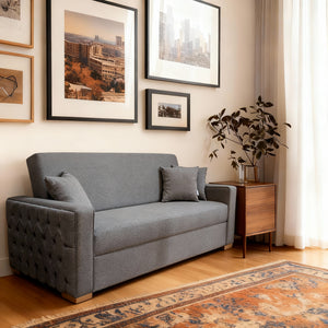 Brazil | 3-Seater Clic-Clac Sofa Bed | 3-Position Turkish Mechanism