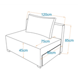 بنش - كرسي سرير بمقعد واحد