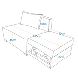 بنش - كرسي سرير بمقعد واحد