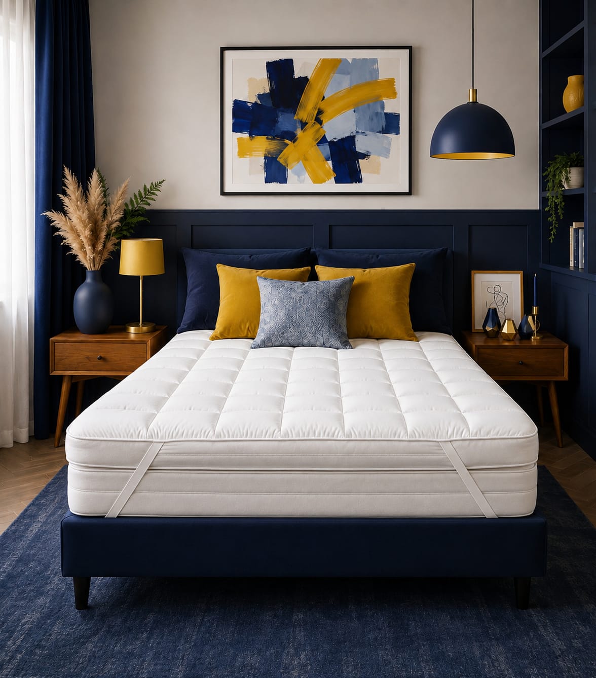 Four Seasons | Microfiber Mattress Toppers 160cm X 200 cm