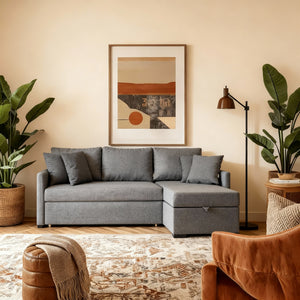 Bella | 3-Seater L-Shape MANEX Pull-Out Sofa Bed (Turkish Mechanism)