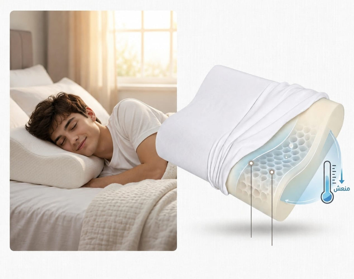 Rotana I Granule Memory Foam Pillow — MAS SofaBed, view 8 of 10