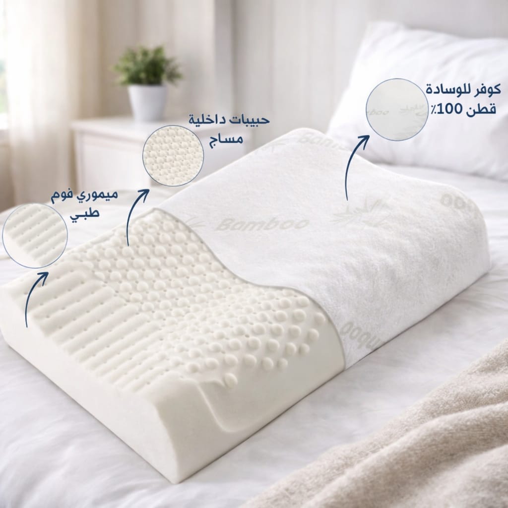 Rotana I Granule Memory Foam Pillow