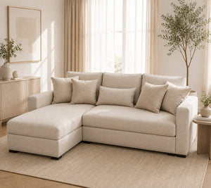 BAMBOO plus | 4-Seater L-Shape MANEX Pull-Out Sofa Bed (Turkish Mechanism) (Copy)