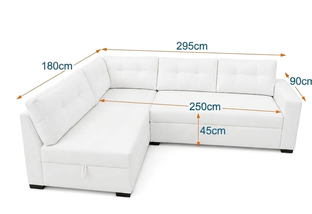 Venice plus | 5-Seater L-Shape MANEX Pull-Out Sofa Bed (Turkish Mechanism) (Copy)