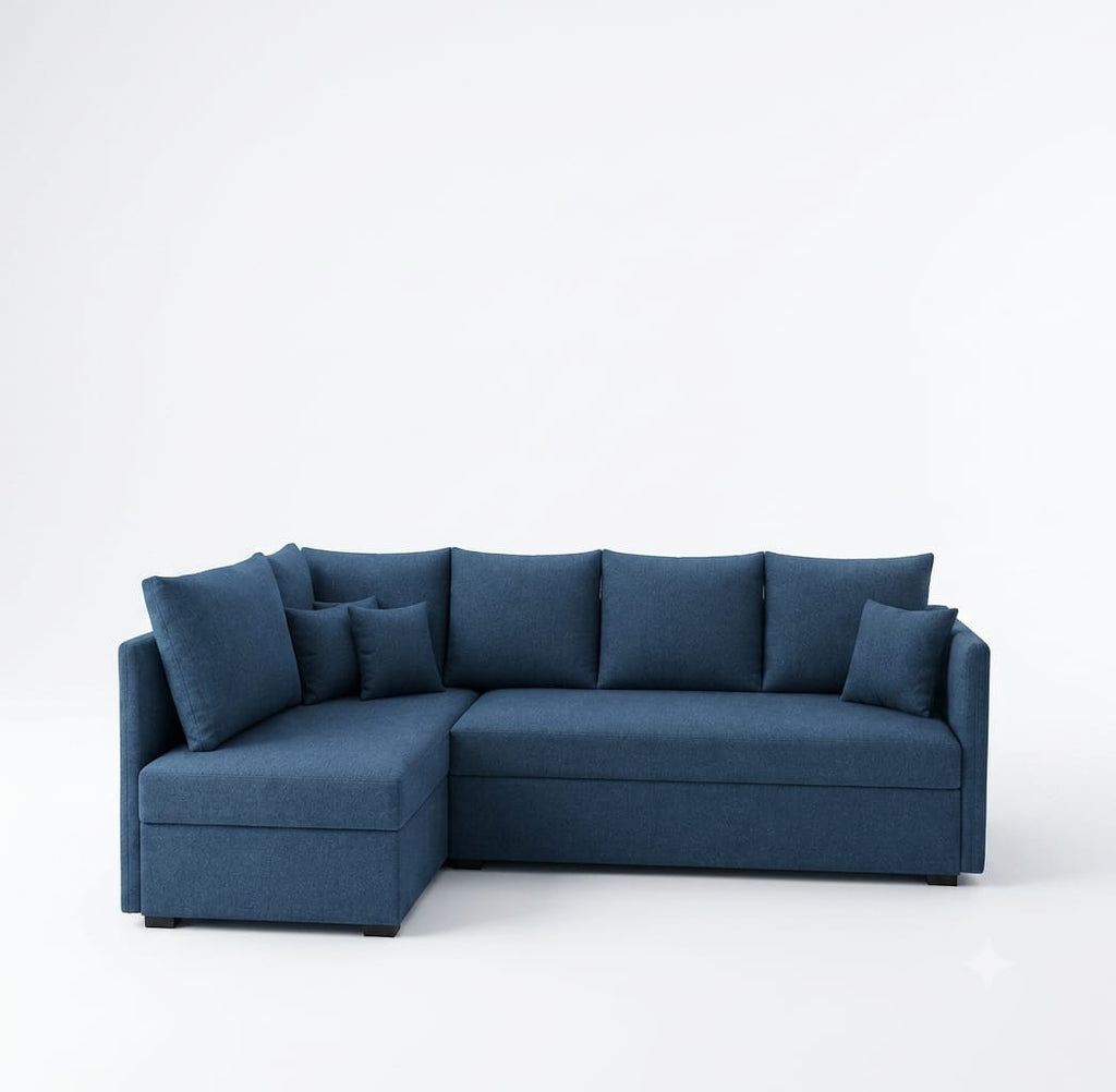 Verona | 4-Seater L-Shape MANEX Pull-Out Sofa Bed (Turkish Mechanism)