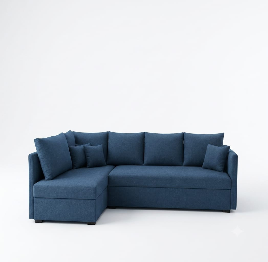Verona | 4-Seater L-Shape MANEX Pull-Out Sofa Bed (Turkish Mechanism)