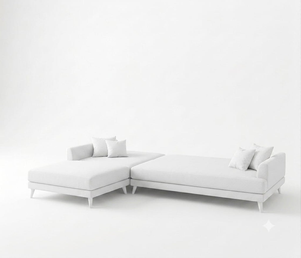 July plus | 6-Seater L-Shape Click-Clack Sofa Bed (Turkish Mechanism) (Copy)
