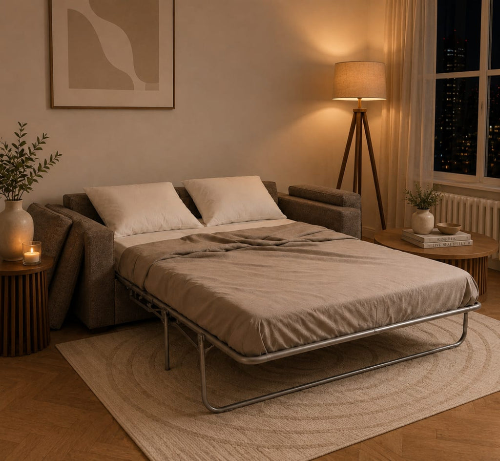 Modling 2-Fold Sofa Bed | 3-Seater with Belgium Mechanism