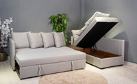 Glory  5-seat sofa-bed with chaise longue & middle table