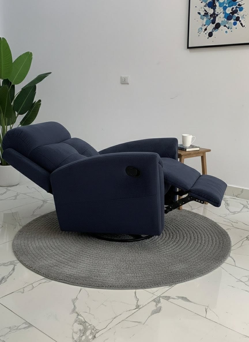 Air Lazy-Boy | Modern Rocker Recliner Chair - Blue