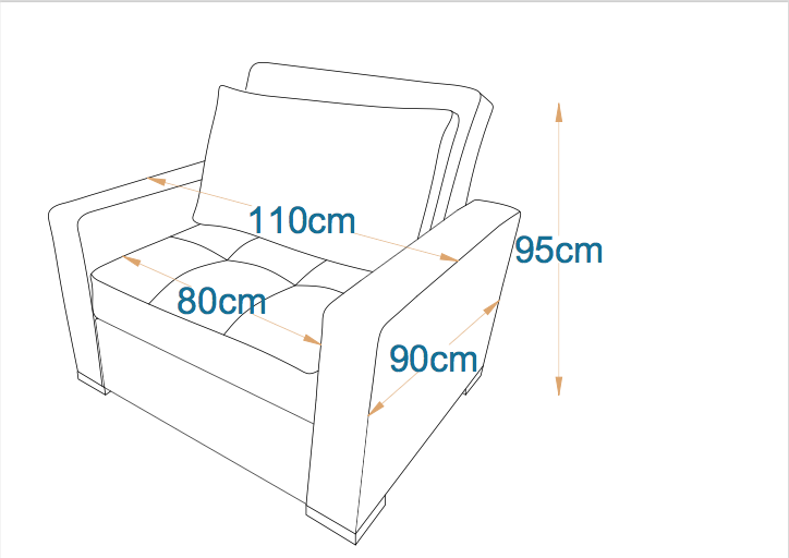 SPAIN chair-bed I one-seater