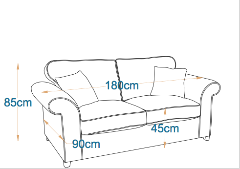 Vienna 2-Fold Sofa Bed | 2-Seater with Belgium Mechanism