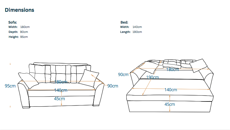 بوستون-كنبه سرير بمقعدين