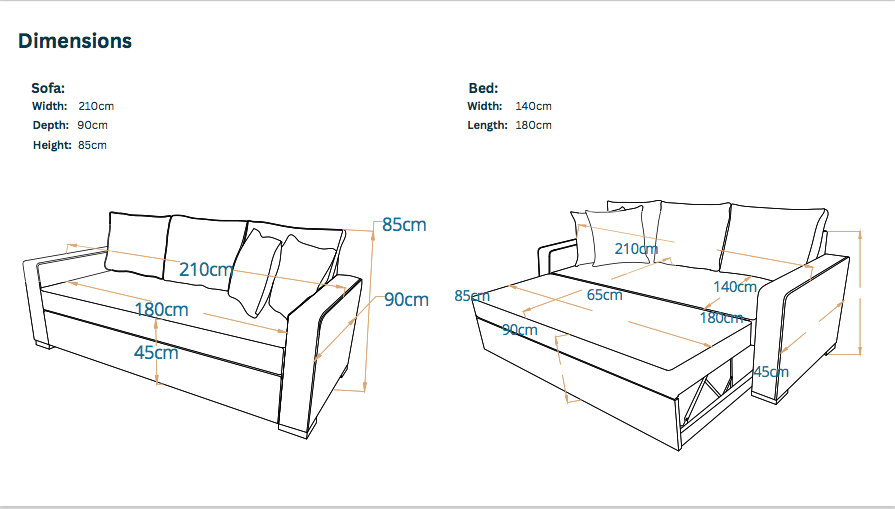 RELAX  I 3 Seater MANEX Pull-Out Sofa-bed