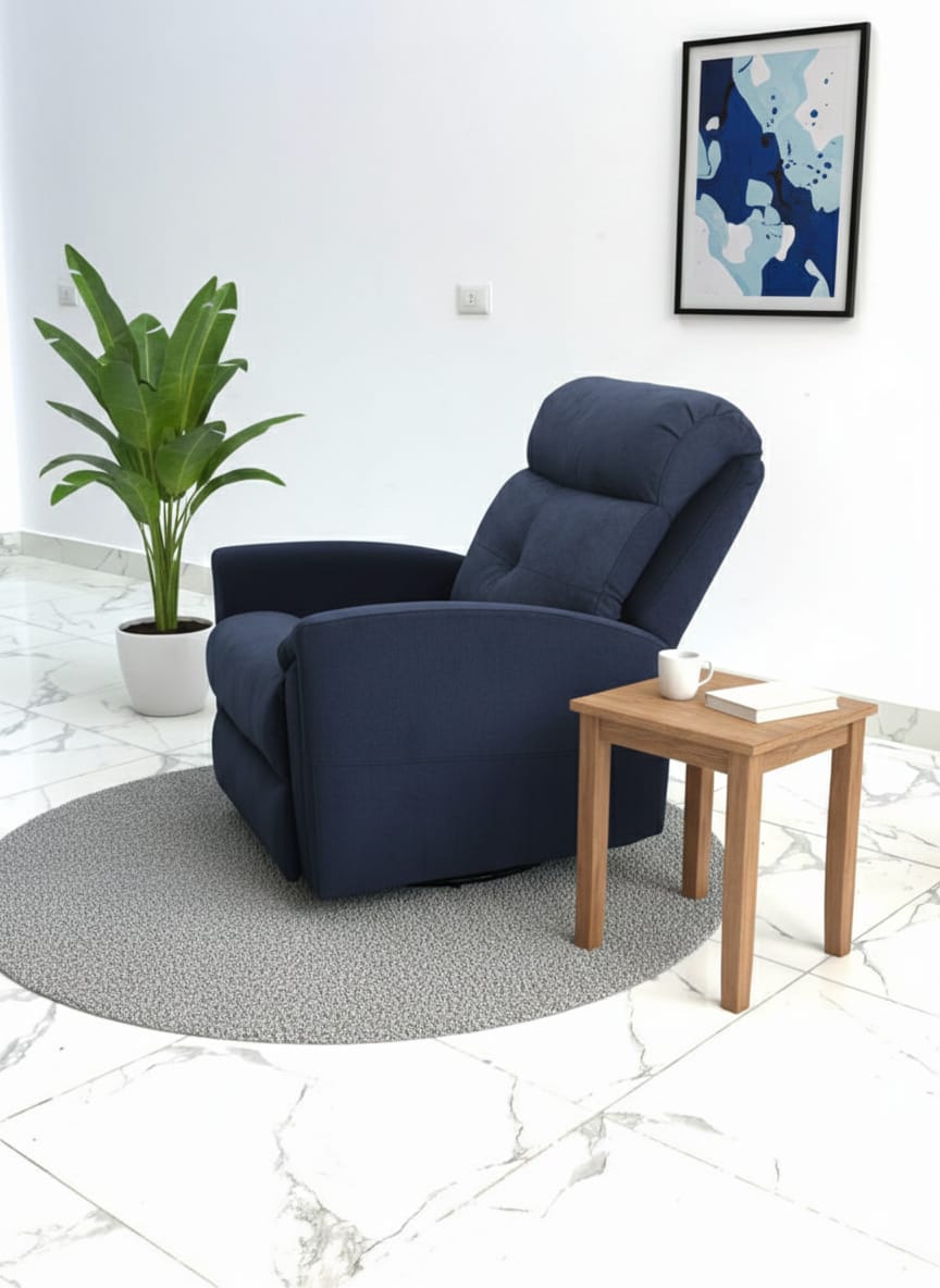 Air Lazy-Boy | Modern Rocker Recliner Chair - Blue