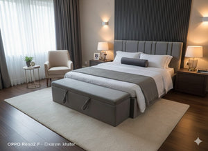 Contemporary Panel Master Bed | MAS SofaBed Egypt