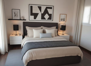 Modern Upholstered Master Bed | MAS Sofa-Bed Egypt