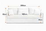 POLO I 3 Seater MANEX Pull-Out Sofa-bed