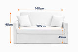 BUONO I 2-Seater MANEX Pull-Out Sofa Bed