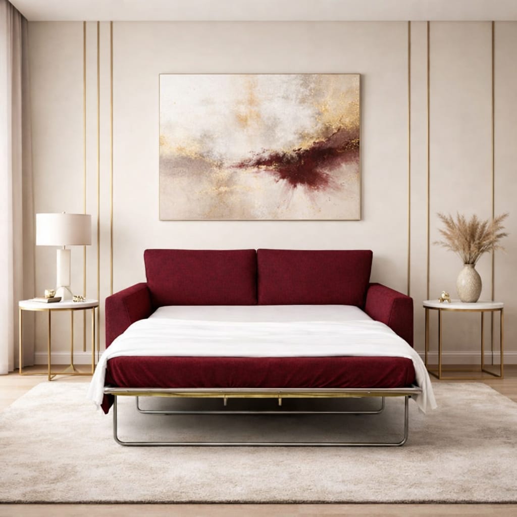 Athens 2-Fold Sofa Bed | 3-Seater with Belgium Mechanism
