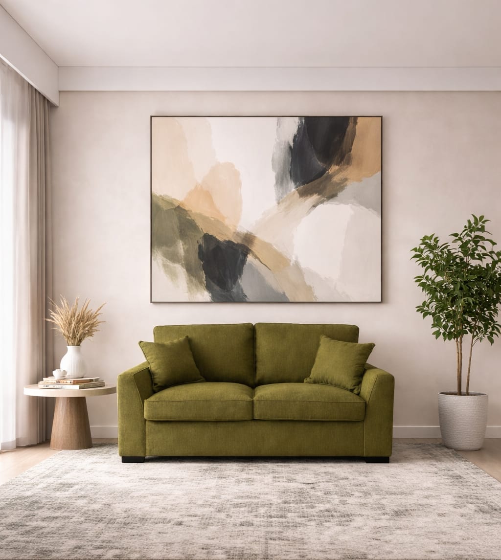 Athens 2-Fold Sofa Bed | 3-Seater with Belgium Mechanism