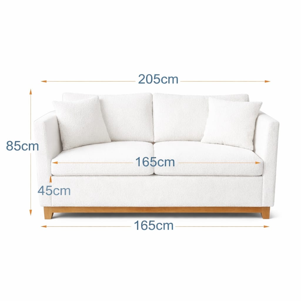 Wave | 3-Seat Roll-Out Sofa Bed with Belgium Mechanism