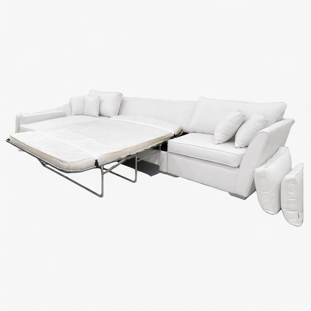 Leon | L-Shape 6-Seater 2-Fold Sofa Bed (Belgian Mechanism)